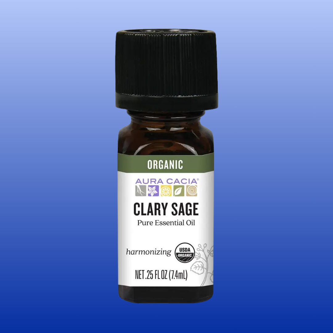 Clary Sage Essential Oil 0.25 Oz-Aromatherapy-Aura Cacia-Castle Remedies
