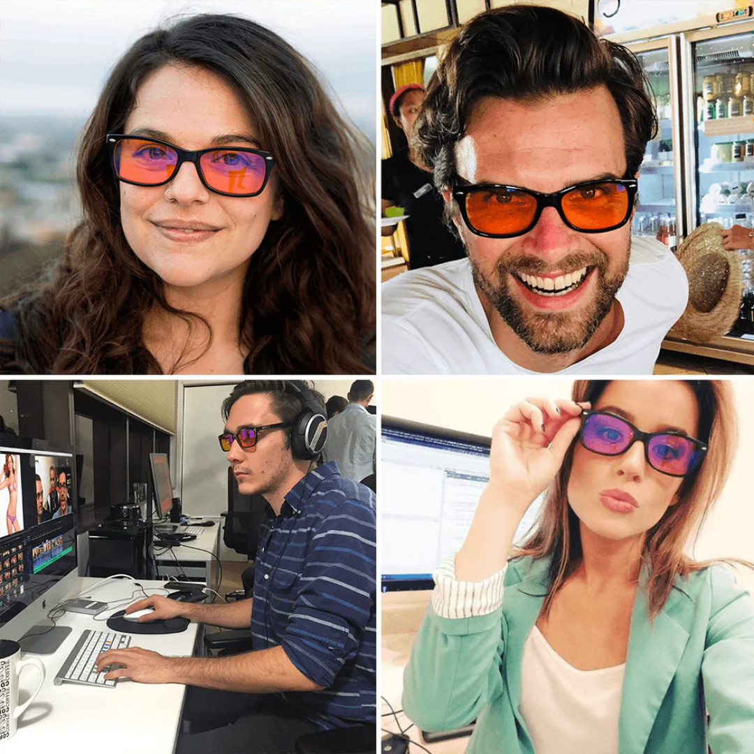 Blue Light Blocking Glasses - Classic - Black