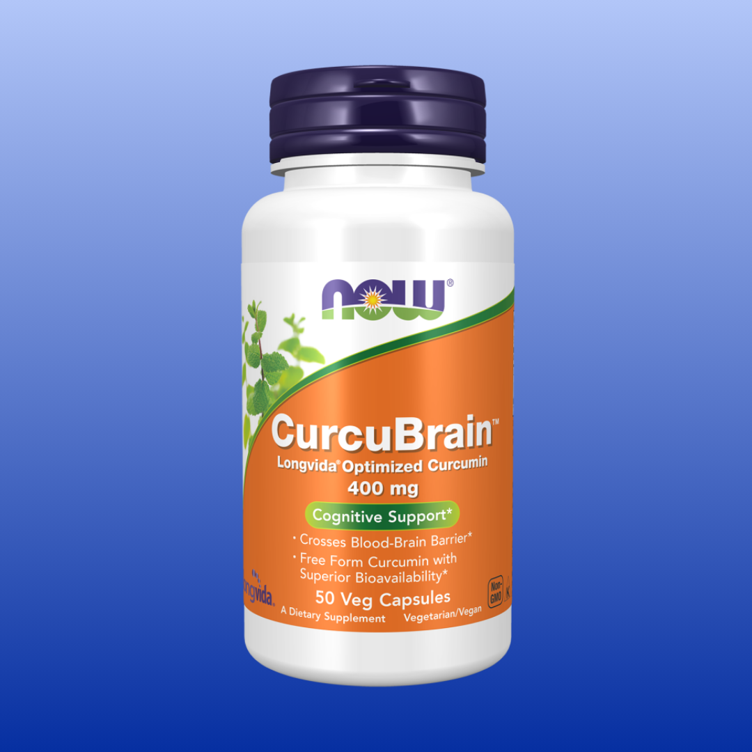 CurcuBrain™ 400 mg 50 Veg Capsules