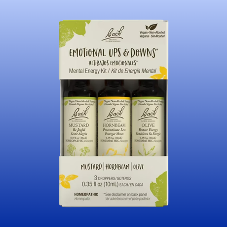 Emotional Ups & Downs Mental Energy Kit-Flower Essence-Bach-Castle Remedies