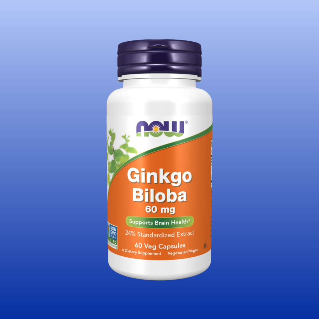 Ginkgo Biloba Extract 60 or 240 Veg Capsules