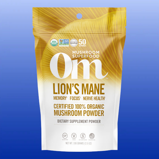 Lion's Mane Powder 3.5 Oz-Single Herbs-Om-Castle Remedies