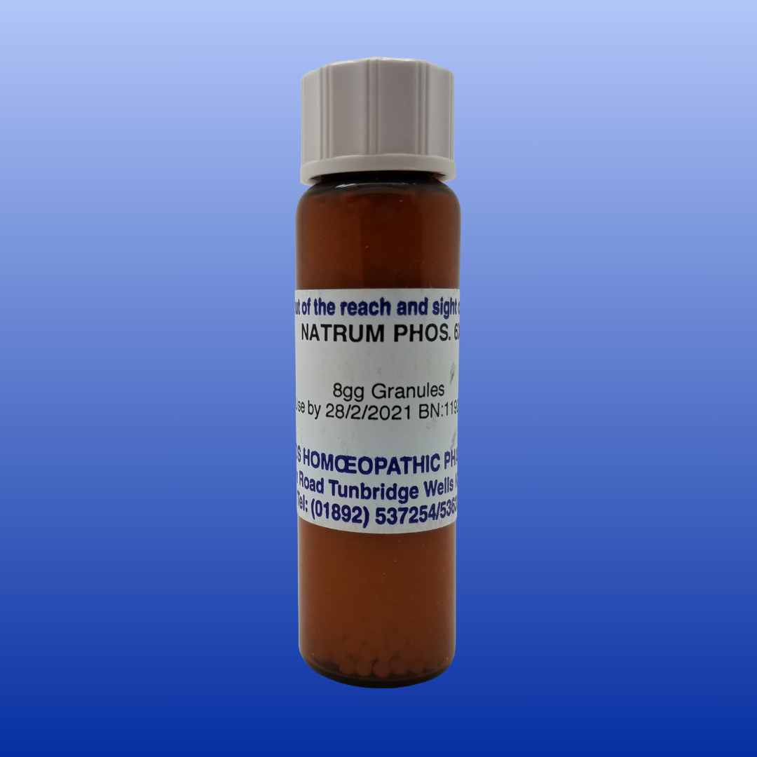 Nat Phos 6X Lactose Free Cell Salt 8 Grams