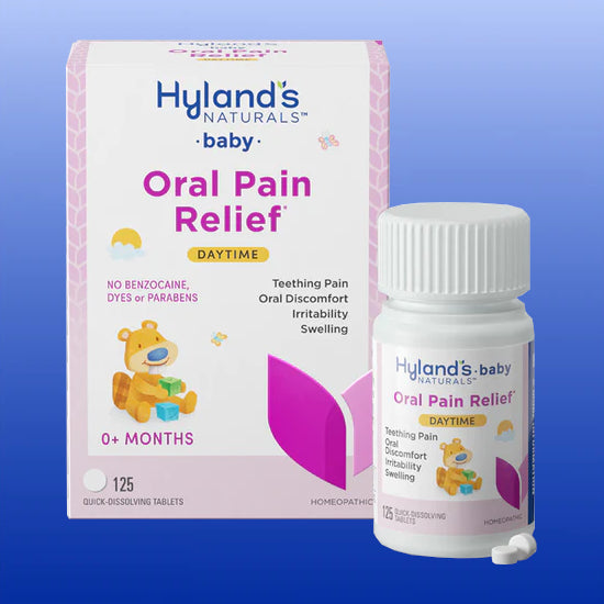 Oral Pain Relief 125 Tablets-Infant & Children-HYLANDS HOMEOPATHICS/STANDARD-Castle Remedies