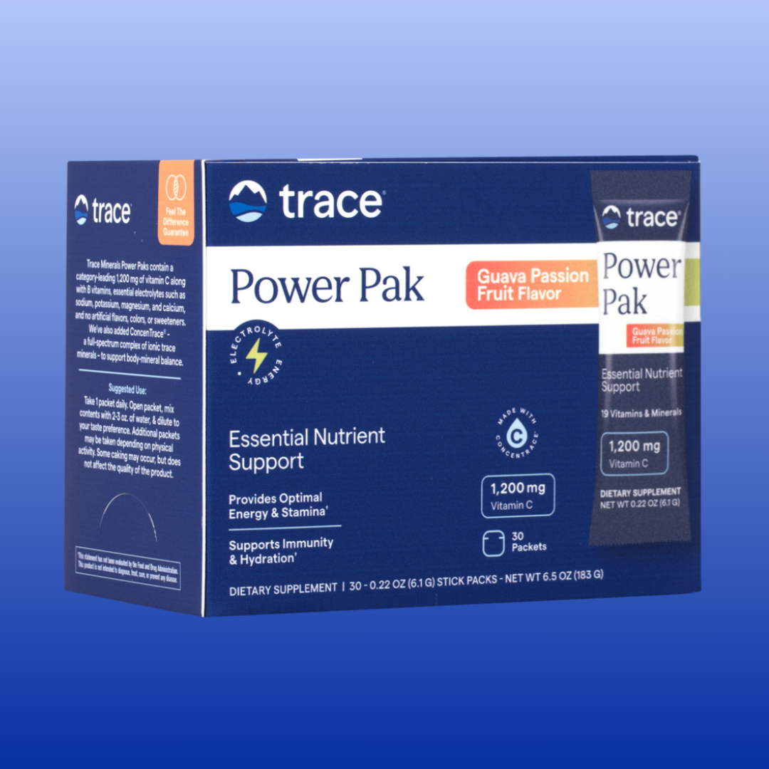 Power Pak Guava Passion Fruit 30 Packets-Nutritional Supplement-Trace Minerals-Guava Passion Fruit-Castle Remedies