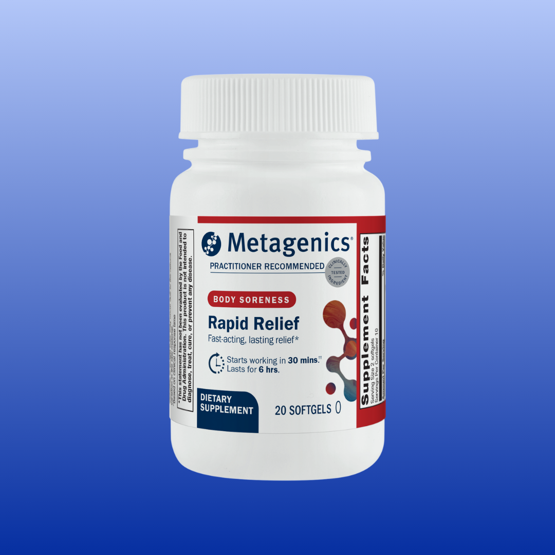 Rapid Relief 20 or 60 Softgels-Nutritional Supplement-Metagenics-20 Softgels-Castle Remedies