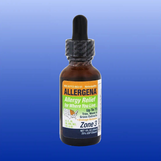 Zone 3 1 or 2 Oz-Allergy Support-Allergena-1 Oz-Castle Remedies
