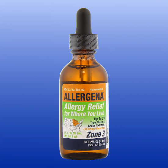 Zone 3 1 or 2 Oz-Allergy Support-Allergena-1 Oz-Castle Remedies
