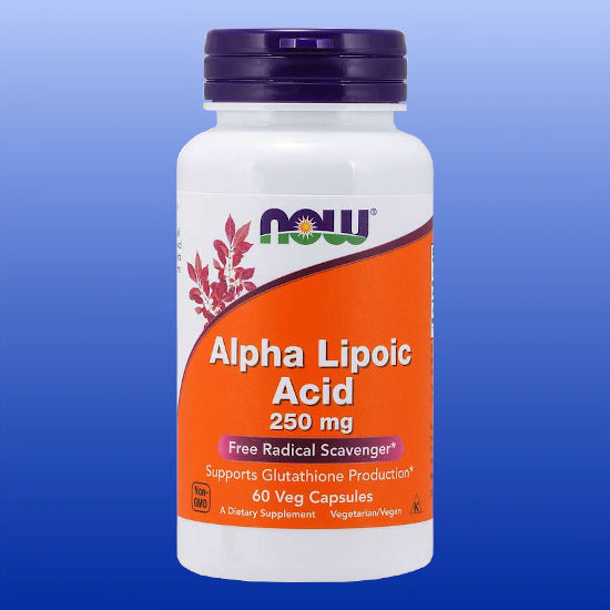 Alpha Lipoic Acid 250 mg 60 Veg Capsules-Antioxidants-Now Products-Castle Remedies