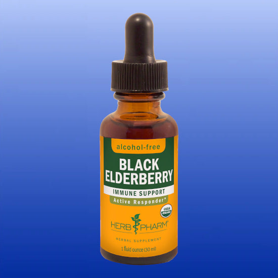 Black Elderberry Alcohol Free 1 Oz-Herbal Tincture-Herb Pharm-Castle Remedies