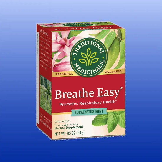 Breathe Easy Tea 16 Tea Bags-Respiratory Support-Traditional Medicinals-Castle Remedies