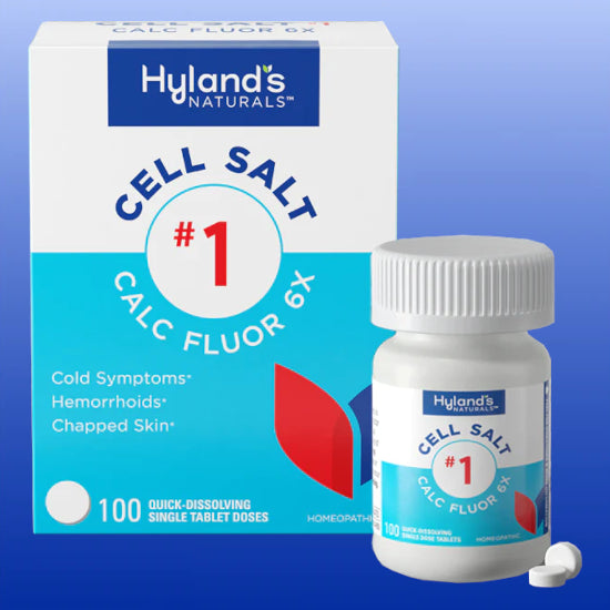 Calc Fluor 6X Cell Salt 100 Tablets-Hylands-Castle Remedies