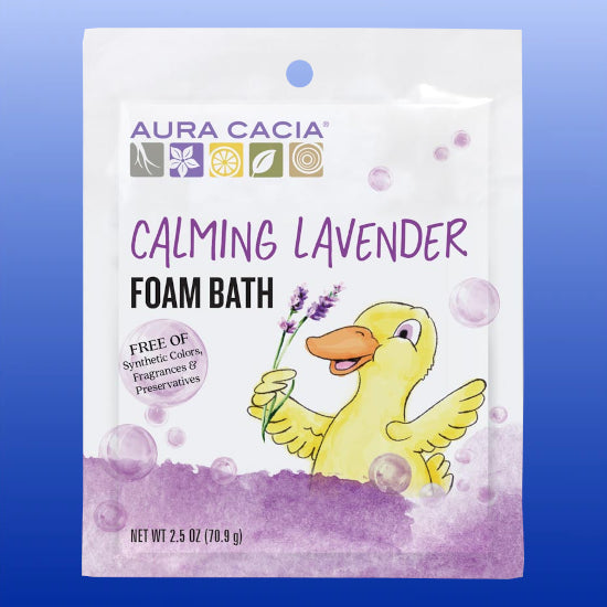 Calming Lavender Children's Foam Bath 2.5 Oz-Body Care-Aura Cacia-Castle Remedies