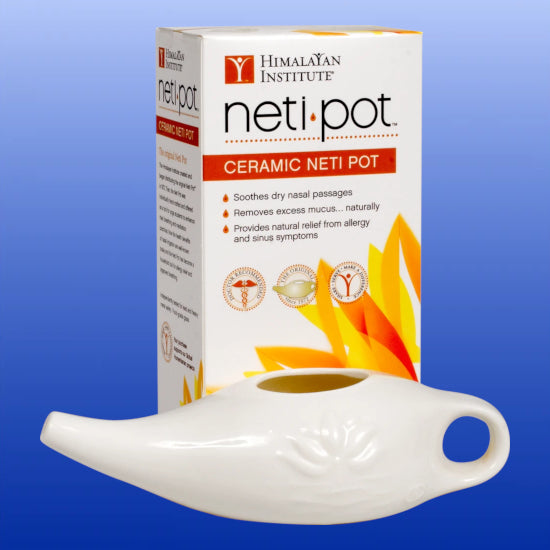 Neti Pot with Handle-Sinus Health-Himalayan Institute-Castle Remedies