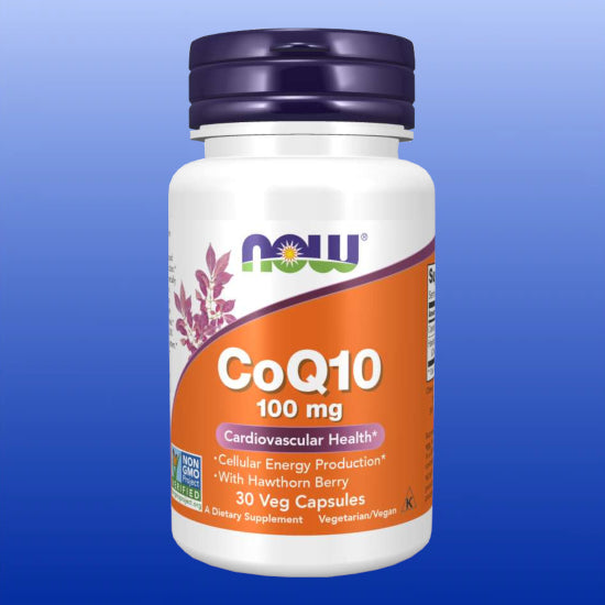 CoQ10 100 mg 30 Veg Capsules-CoQ10-Now Products-Castle Remedies