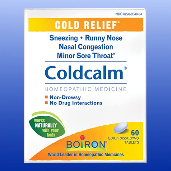 ColdCalm 60 Tablets-Cold and Flu Relief-Boiron-Castle Remedies