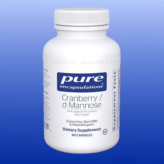 Cranberry / D-Mannose 90 Capsules-Urinary Support-Pure Encapsulations-Castle Remedies