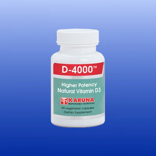 D-4000™ 90 Vegetable Capsules-Vitamins and Minerals-Karuna-Castle Remedies