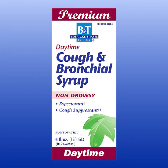 Daytime Cough & Bronchial Syrup 4 Oz-Cold and Flu Relief-Boericke & Tafel-Castle Remedies