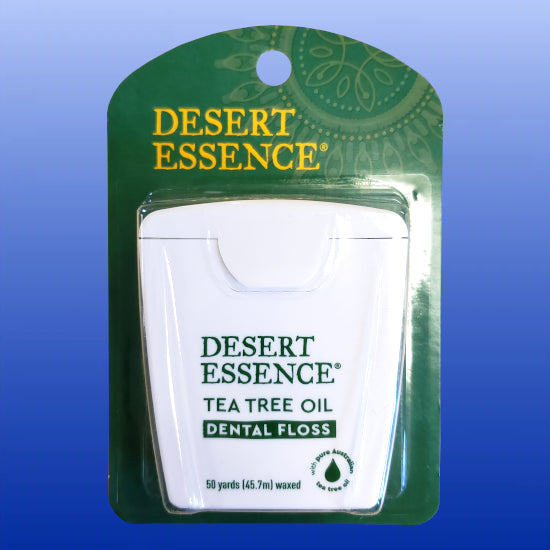Tea Tree Oil Dental Floss 50 Yards-Oral Support-Desert Essence-Castle Remedies