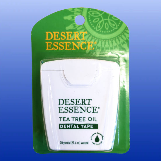 Tea Tree Oil Dental Tape 30 Yards-Oral Support-Desert Essence-Castle Remedies