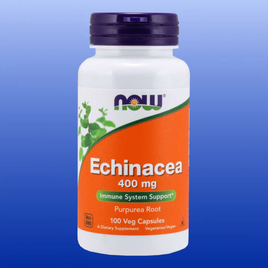 Echinacea 400 mg 100 Capsules-Immune Support-Now Products-Castle Remedies