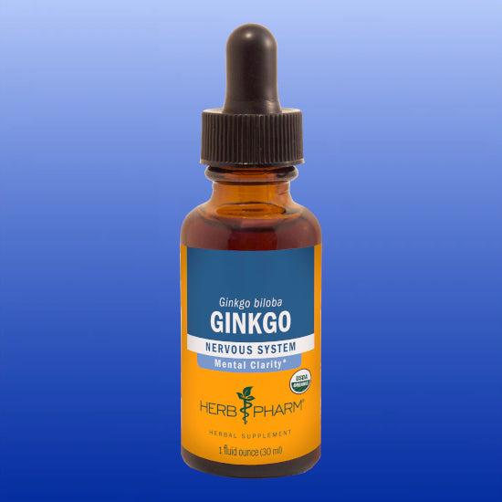 Ginkgo 1 Oz-Herbal Tincture-Herb Pharm-Castle Remedies