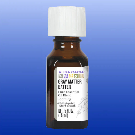 Gray Matter Batter Essential Oil Combination 0.5 Oz-Essential Oil-Aura Cacia-Castle Remedies