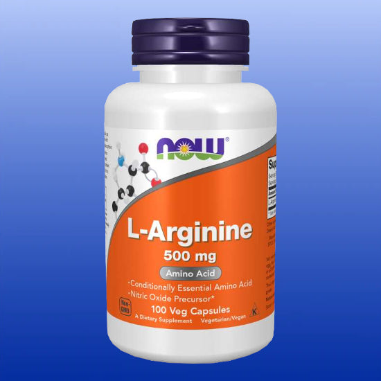 L-Arginine 500 mg 100 Veg Capsules-Amino Acids-Now Products-Castle Remedies