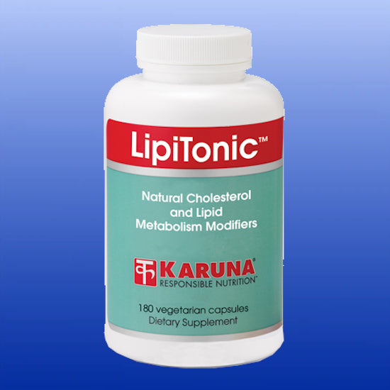 LipiTonic 180 Vegetable Capsules-Lipid Support-Karuna-Castle Remedies