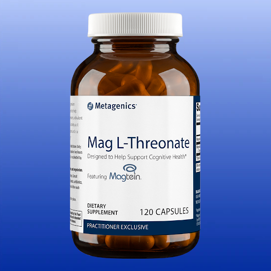 Mag L-Threonate 120 Capsules-Cognitive Support-Metagenics-Castle Remedies