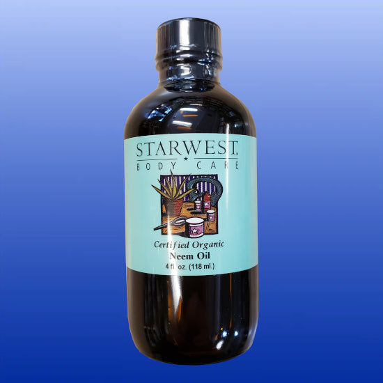 Neem Oil Organic 4 Oz-Topical Skin Relief-Starwest Botanicals-Castle Remedies
