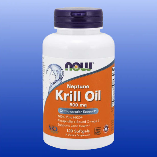 Neptune Krill Oil 500 mg 120 Softgels-Fish Oils/Essential Fatty Acids-Now Products-Castle Remedies