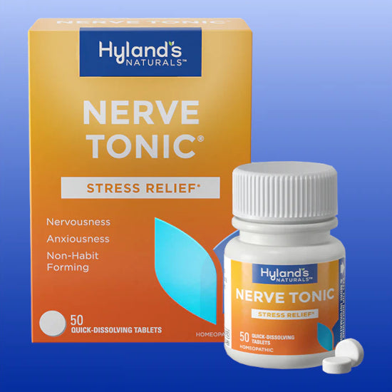 Nerve Tonic® 50 Tablets-Anxiety/Mood Support-Hylands-Castle Remedies
