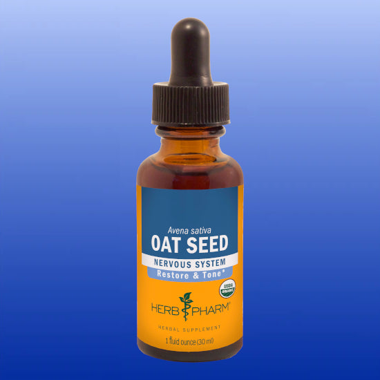Oat Seed 1 Oz-Herbal Tincture-Herb Pharm-Castle Remedies