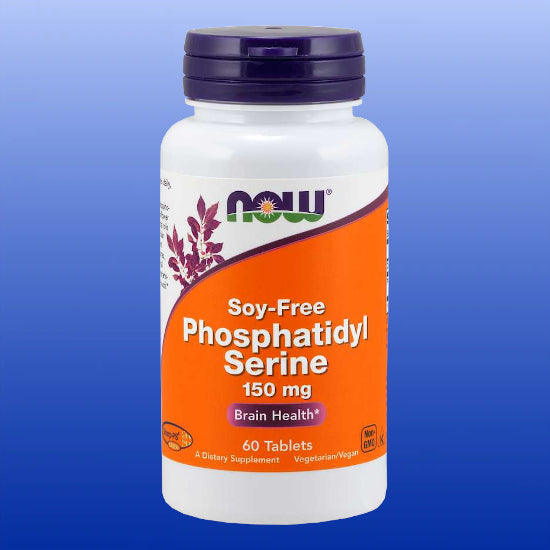 Phosphatidyl Serine Soy Free 60 Tablets-Cognitive Support-Now Products-Castle Remedies