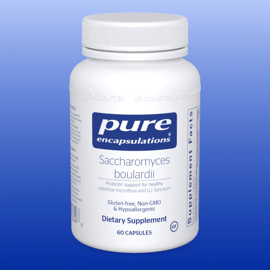 Saccharomyces Boulardii 60 Capsules-Probiotics-Pure Encapsulations-Castle Remedies
