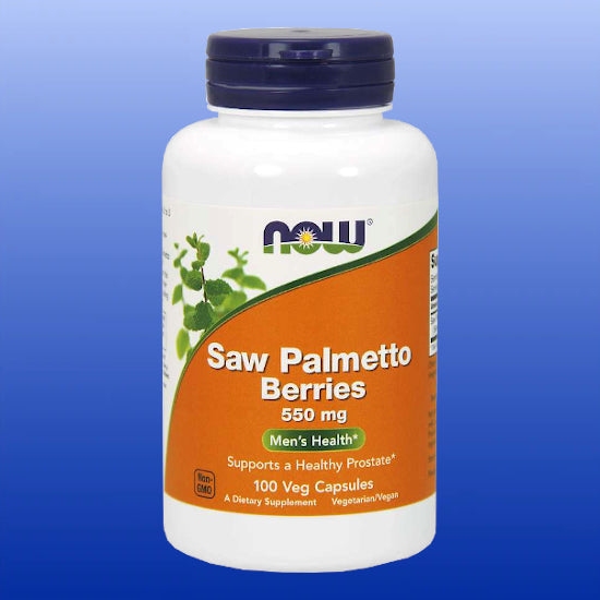 Saw Palmetto Berries 500 mg Veg Capsules-Single Herbs-Now Products-Castle Remedies