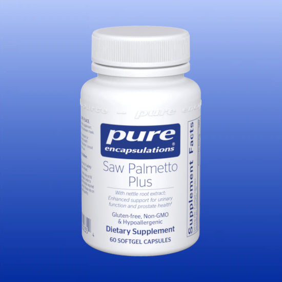 Saw Palmetto Plus 60 or 120 Softgels-Men's Health-Pure Encapsulations-60 Softgels-Castle Remedies