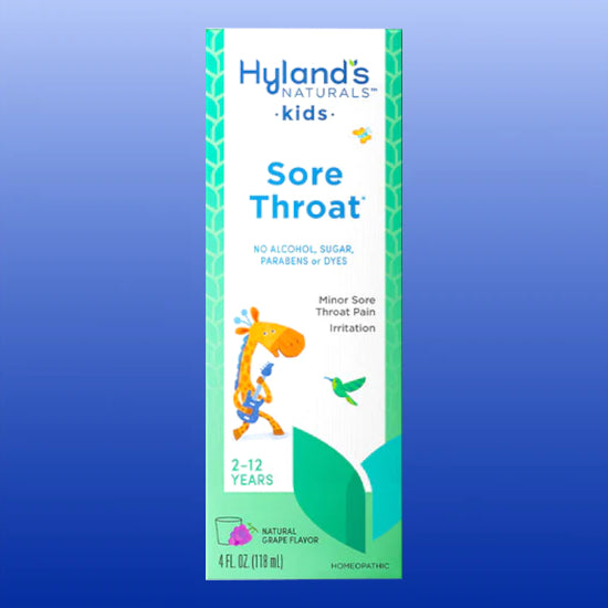 4Kids Sore Throat Relief - Grape 4 Oz-Infant & Children-Hylands-Castle Remedies