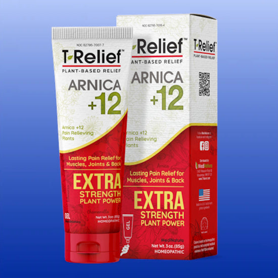 T-Relief Extra Strength Pain Relief Gel 3 Ounces-Topical Pain Relief-MediNatura-Castle Remedies