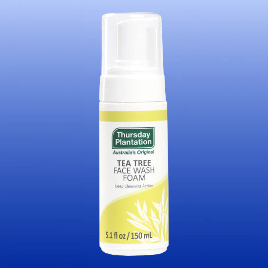 Tea Tree Foaming Face Wash 5.1 Oz-Topical Skin Relief-Thursday Plantation-Castle Remedies