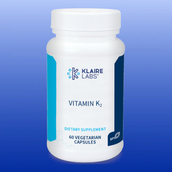 Vitamin K2 50 mcg 60 Capsules-Vitamins and Minerals-Klaire Labs-Castle Remedies