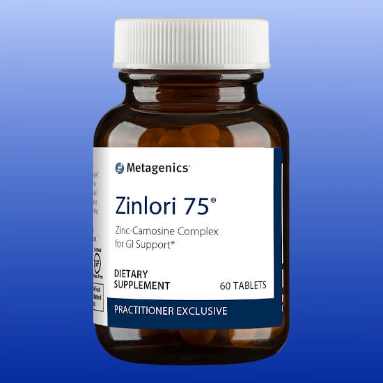 Zinlori 75™ 60 Tablets-Digestive Support-Metagenics-Castle Remedies
