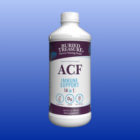 Buried Treasure ACF Immune Support herbal liquid supplement 16.54 oz vegan, sugar-free, gluten-free 