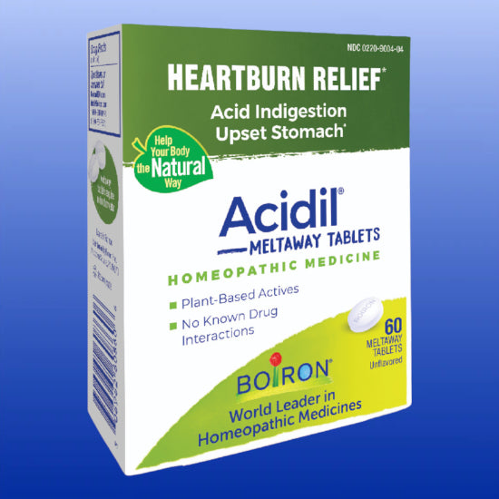 Acidil 60 Tablets-Digestive Support-Boiron-Castle Remedies