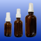 Amber Glass Mister Bottle 1, 2 or 4 Oz
