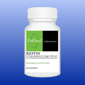 DaVinci Laboratories Biotin 60 capsules dietary supplement for skin, hair, nails, and intestinal flora support