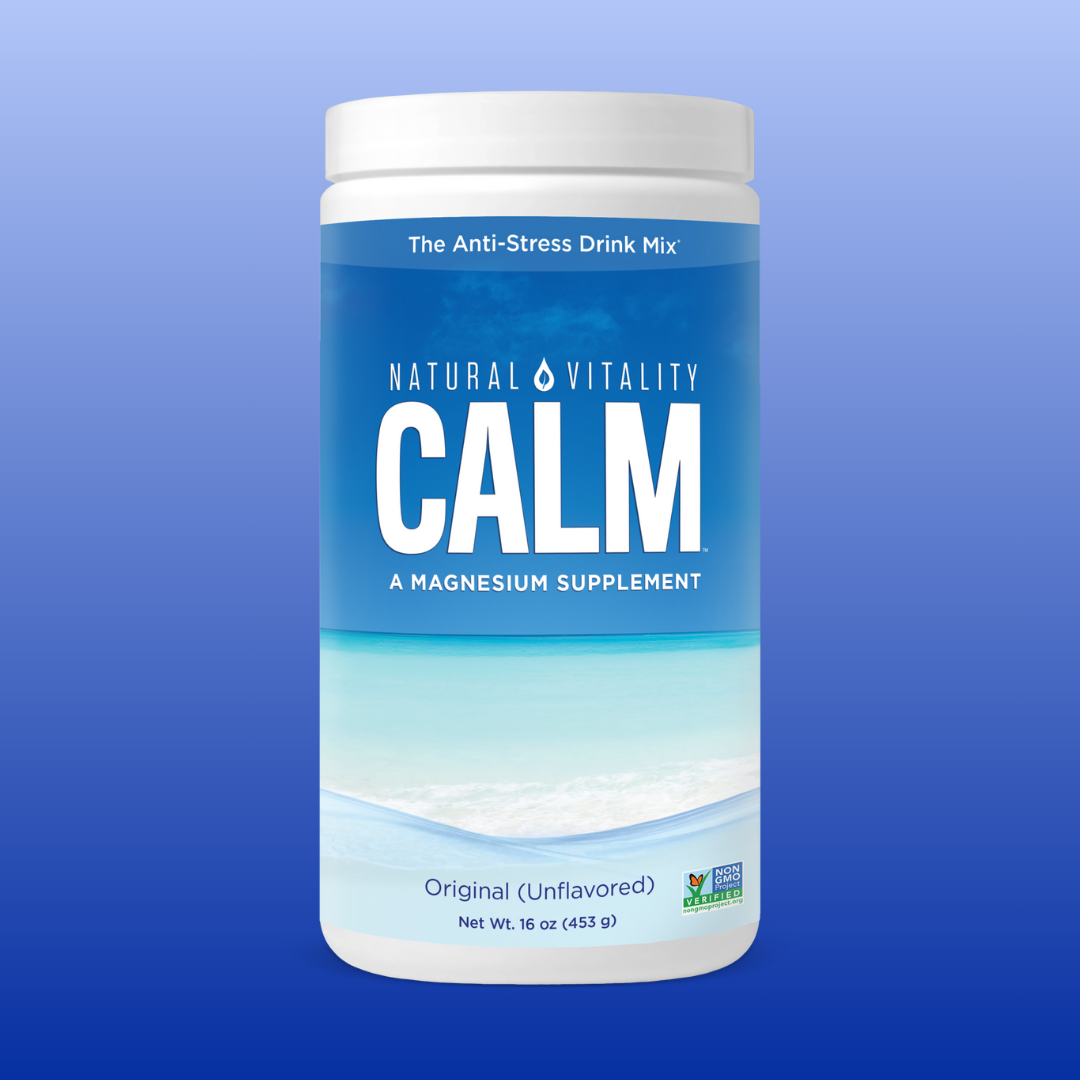 Calm Magnesium Drink Mix Unflavored 8 or 16 Oz Powder