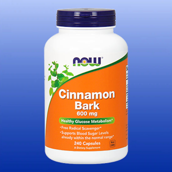 Cinnamon Bark 240 Veg Capsules-Nutritional Supplement-Now Products-Castle Remedies